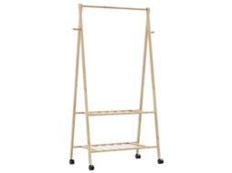 Clothes Rack, Clothes Racks Vidaxl Marrom Bambu (96 Cm)