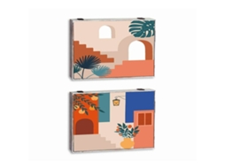 Quadro DKD HOME DECOR (Madeira - Multicor)