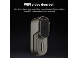 Campainha Inteligente 1080p (tuya Wifi, Visão Noturna Infravermelha)