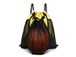 Mochila de Ginástica com Cordão, Mochila Moderna para Basquete e Futebol BRILVIBERA