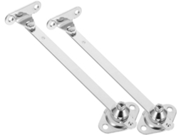 Hastes De Suporte Para Porta Armário Em Aço Inoxidável, 2 Peças, Com