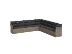 Garden Sofa Set, Garden Sofa Sets Vidaxl Cinzeto Rattan / Vime (n/a)