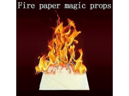 5/10 Peças De Papel De Fogo Flash Chama Papel De Fogo Papel Mágico Adereços Efeito Choque PENGDSJE