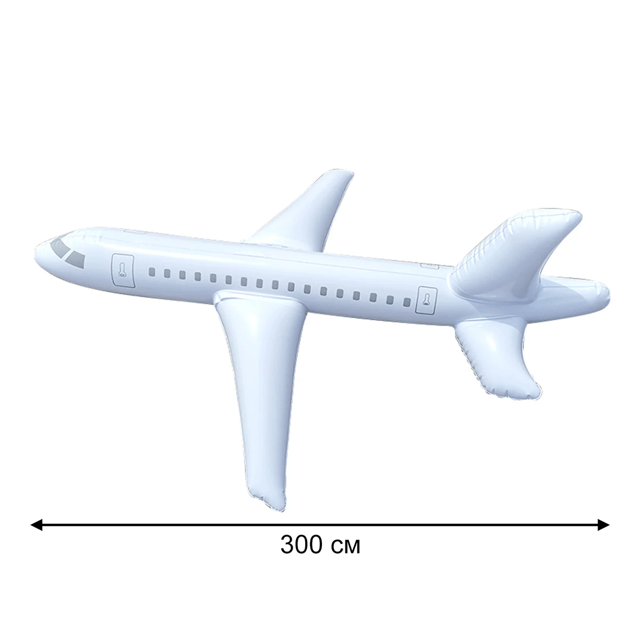 Avião Inflável (3 Metros), Modelo De Avião Em Pvc, Decoração, Adereços Para Festas Internas E Externas.