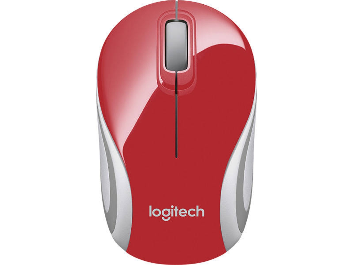 Rato LOGITECH M187 (Wireless - Casual - 1000 dpi - Vermelho)