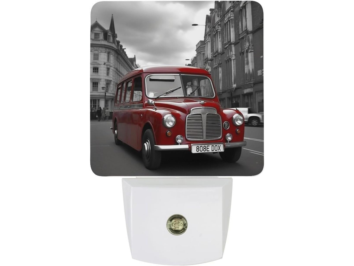 Luz Noturna Carro, Luz Noturna Inglaterra, Sensor Crepuscular, Luz Led Branca Quente, Lâmpada Econômica Quarto