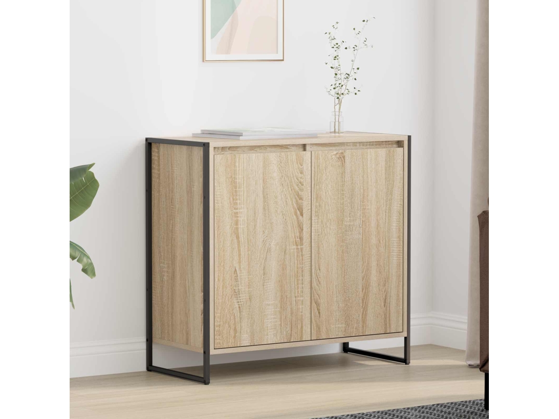 Vidaxl Armário Lateral Sonoma 79 X 36 X 75 Cm Derivados De Madeira