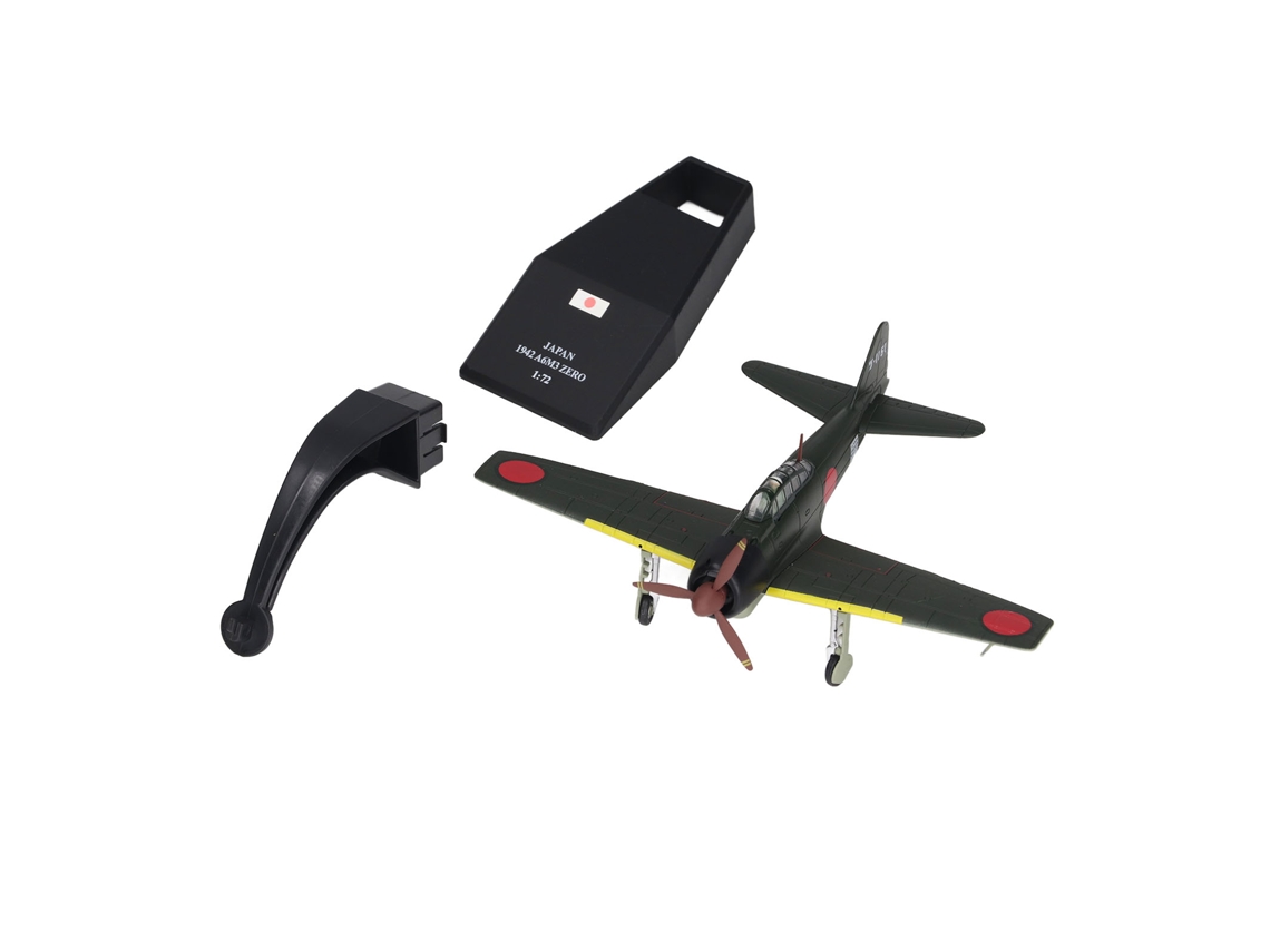 Modelo de jato de combate ATS em escala 1:72, feito em liga metálica fundida, com suporte, para decoração de casa e item de colecionador.