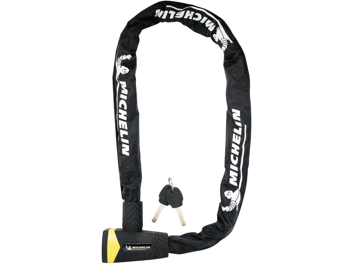 Cadeado De Corrente Com Chave De 100 Cm, Diâmetro De 8 Mm - Resistente