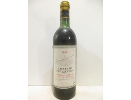 Vinho Tinto CHÂTEAU PUYCARPIN 1985 (75 cl - 1 unidade)