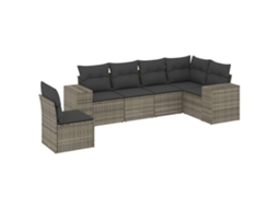 Garden Sofa Set, Garden Sofa Sets Vidaxl Cinzeto Rattan / Vime (n/a)