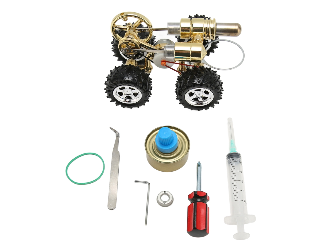 Modelo de Carro com Motor Stirling para Aprendizagem Científica