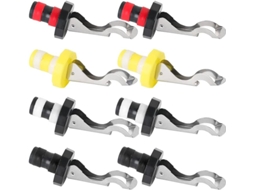 Conjunto de 8 Rolhas para Champanhe e Vinho BRILVIBERA