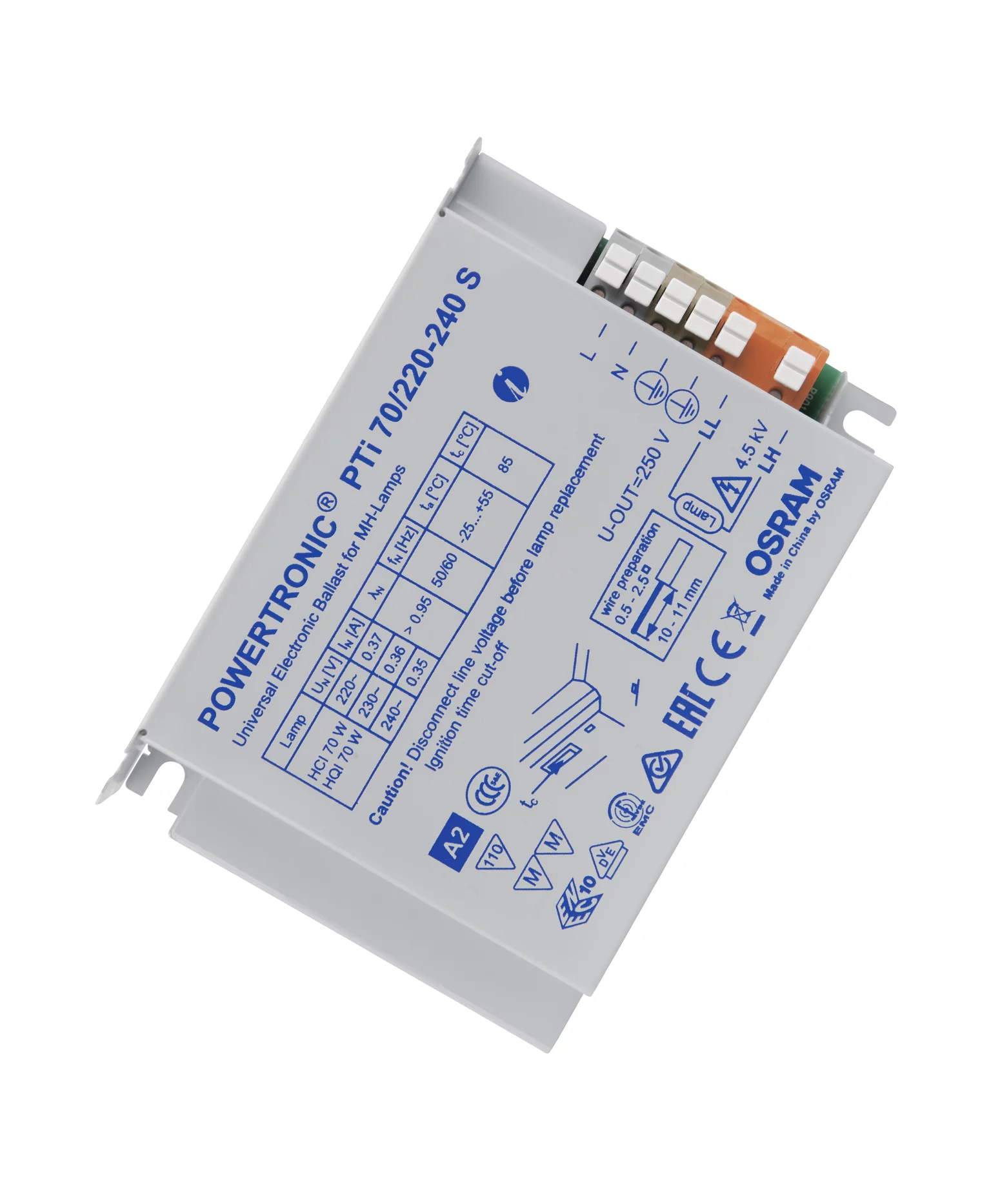 Balastro Pti 70/220-240 S OSRAM