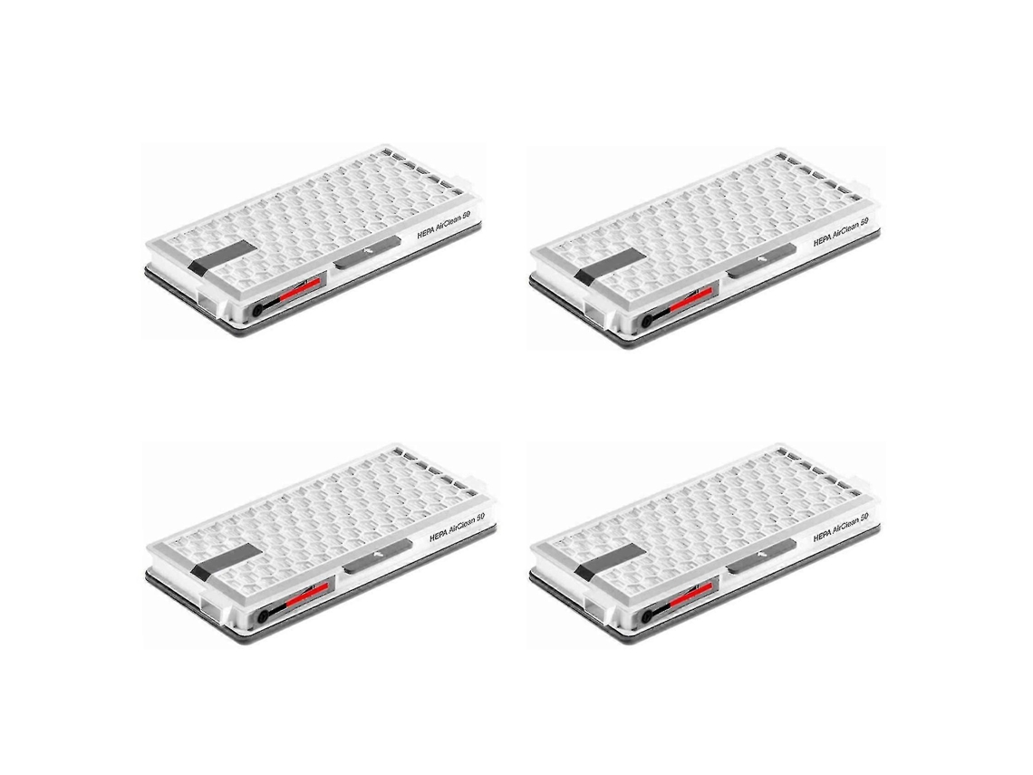 Conjunto de 4 filtros HEPA de substituição para aspiradores de pó Brilvibera HA 50 Airclean, modelos S4/S5/S6/S8 C2 C3.