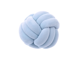 2026 cojín de Pelota Nudo Suave Decoración Hogar Almohada Plush Hecha À Mão Azul Céu 9.8x9.8n