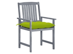 Maison Exclusive - Cadeiras De Jardim C/ Almofadões 8 Pcs Acácia Maciça Cinzento