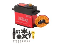 Mali servo Digital À Prova D'água de 30kg Rc 180 Graus com Braço de Metal para Carro Barco Robô Alumínio