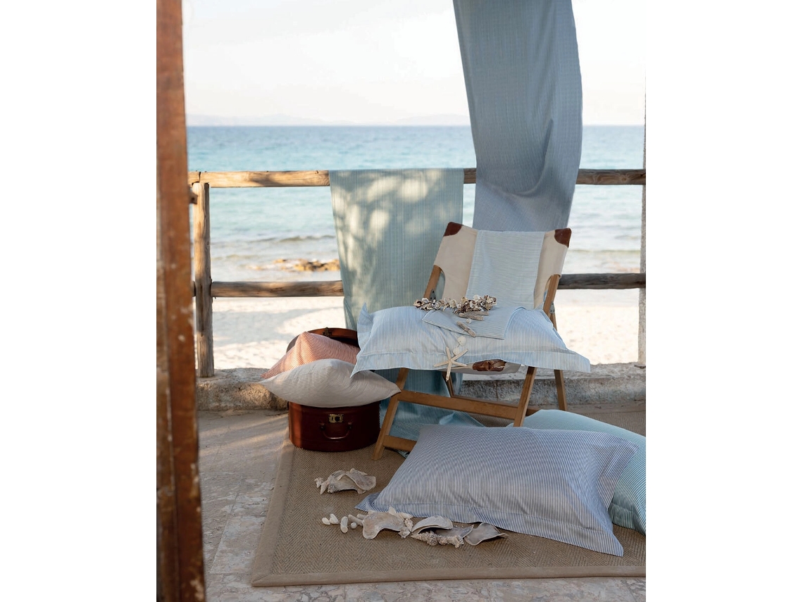 Set Lenzuola Matrimoniale 4pz Dondi Home Ibiza – Raso Di Algodão 300tc, Cor Sabbia, Made In Italy