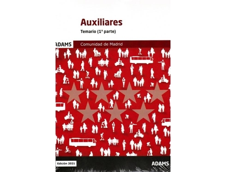 Livro Auxiliares - Temario 1º Y 2º Parte ( Comunidad De Madrid) de Aa.Vv (Espanhol)