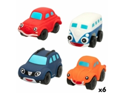 Conjunto Veículos MOTOR TOWN 4 Peças 7,5 X 4,5 X 5 Cm 6 Unidades