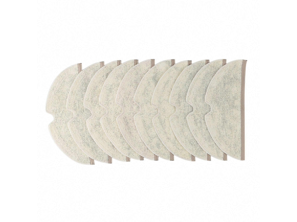 Panos De Mop Para Robô Aspirador, Fibra Absorvente, Laváveis E Reutilizáveis