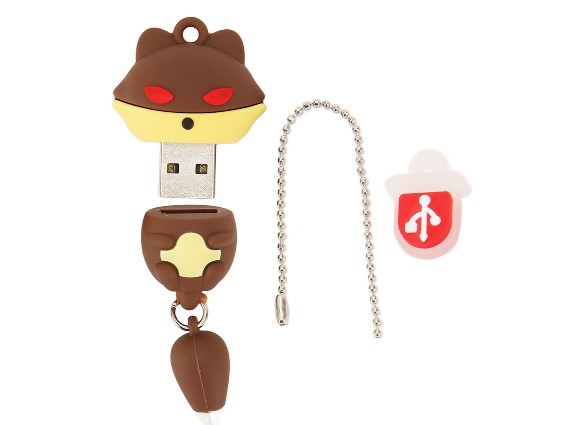 Pen Drive Usb LAXISCREED 128gb e Boneca Raposa