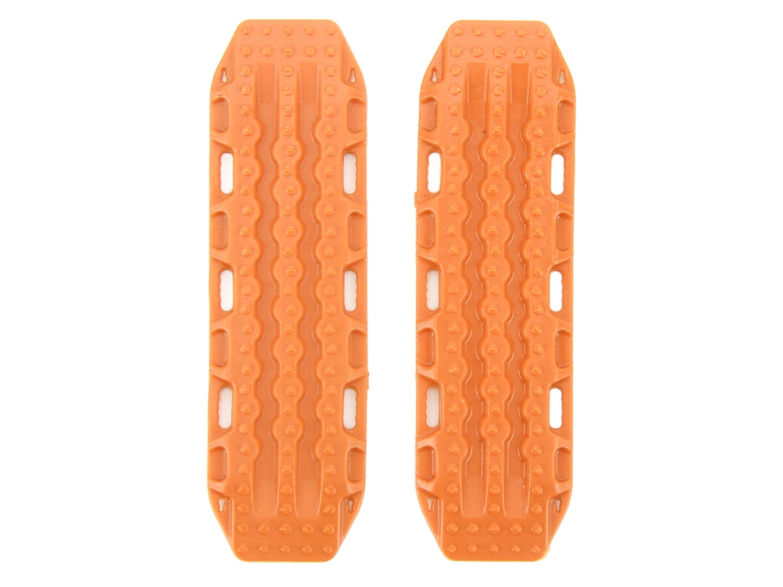 1 Par Sand Ladder Escape Board Plástico Anti-derrame Para Carro Rc Escala 1/18 1/24 Laranja