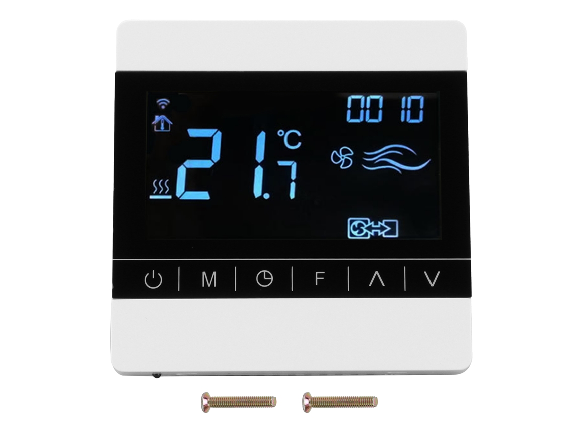 Laxiscreed Termostato De Piso Com Tela Sensível Ao Toque Para Aquecimento De Água Ac220v