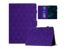 Capa de couro com relevo de diamante Webake para tablet inteligente