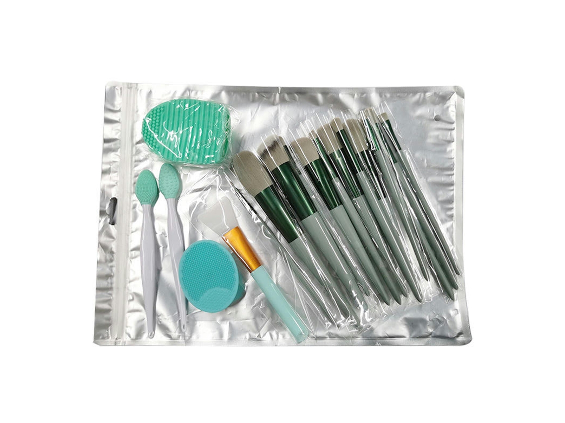 Makeup Brushes 13 Pcs Makeup Kit Foundation Brush Eyeshadow Brush Make Up Brushes Set With Cleaning BrushPicture 1 LUUCOZK