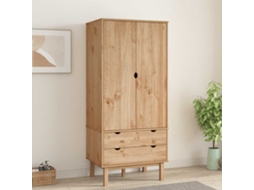 Vidaxl Roupeiro Otta 76,5x53x172 Cm Pinho Maciço