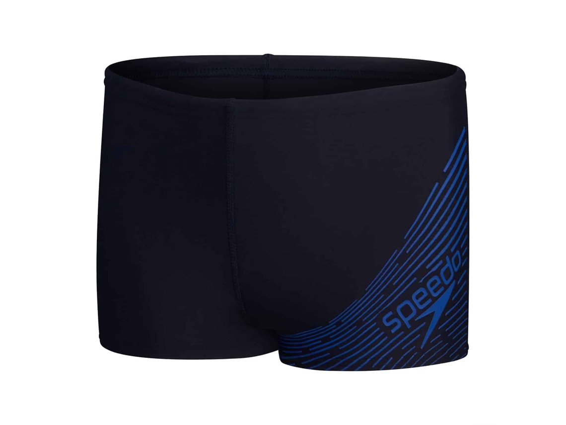 Boys Medley Logo Aquashort True Navy / True Cobalt Speedo
