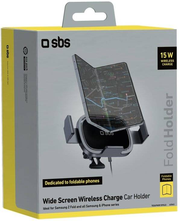 Suporte Auto SBS Carregador Foldable 15W (Preto)
