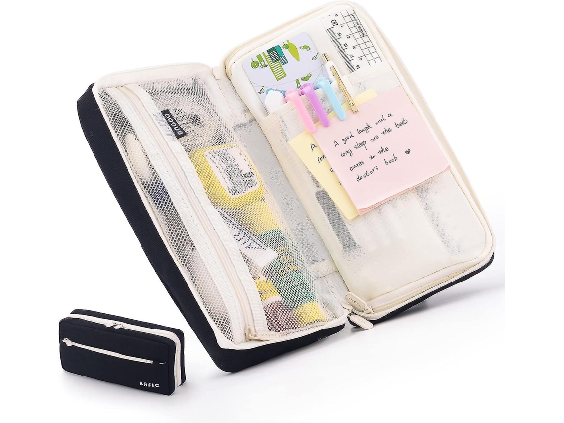 Estojo De Lápis De Grande Capacidade, Bolsa Para Lápis, Material Escolar Para Estudantes Universitários, Escritório, Papelaria Slowmoose