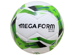 Bola De Futebol Megaform Feita Com Material Reciclado Prateado Futebol Sustentável