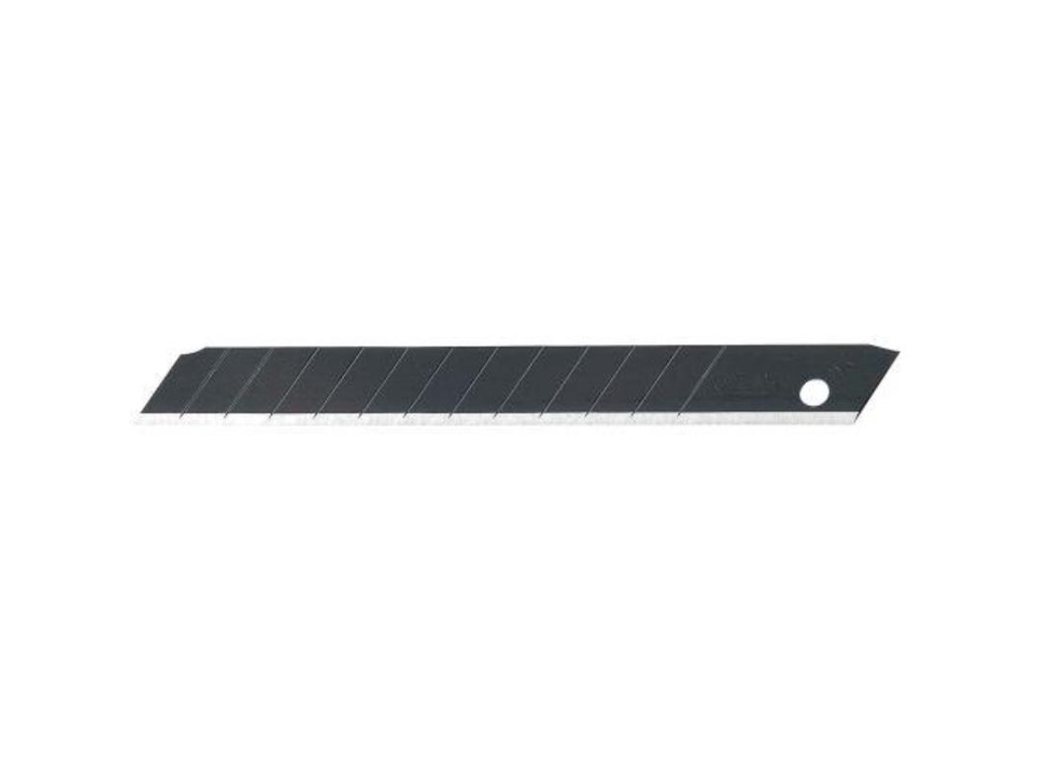 Pack de 50 lâminas de corte segmentadas de 9 mm pretas OLFA