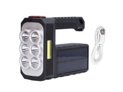 2026 lanterna Solar Led Multifuncional de Mão Emergência 4 Modos Impermeável para Camping