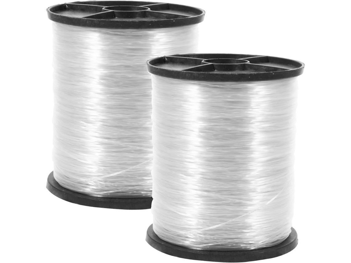 Besportble 2 Rolos De Fio Invisível Para Pendurar, Fio De Nylon Resistente Para Pendurar Quadros, Guirlandas De Balões E