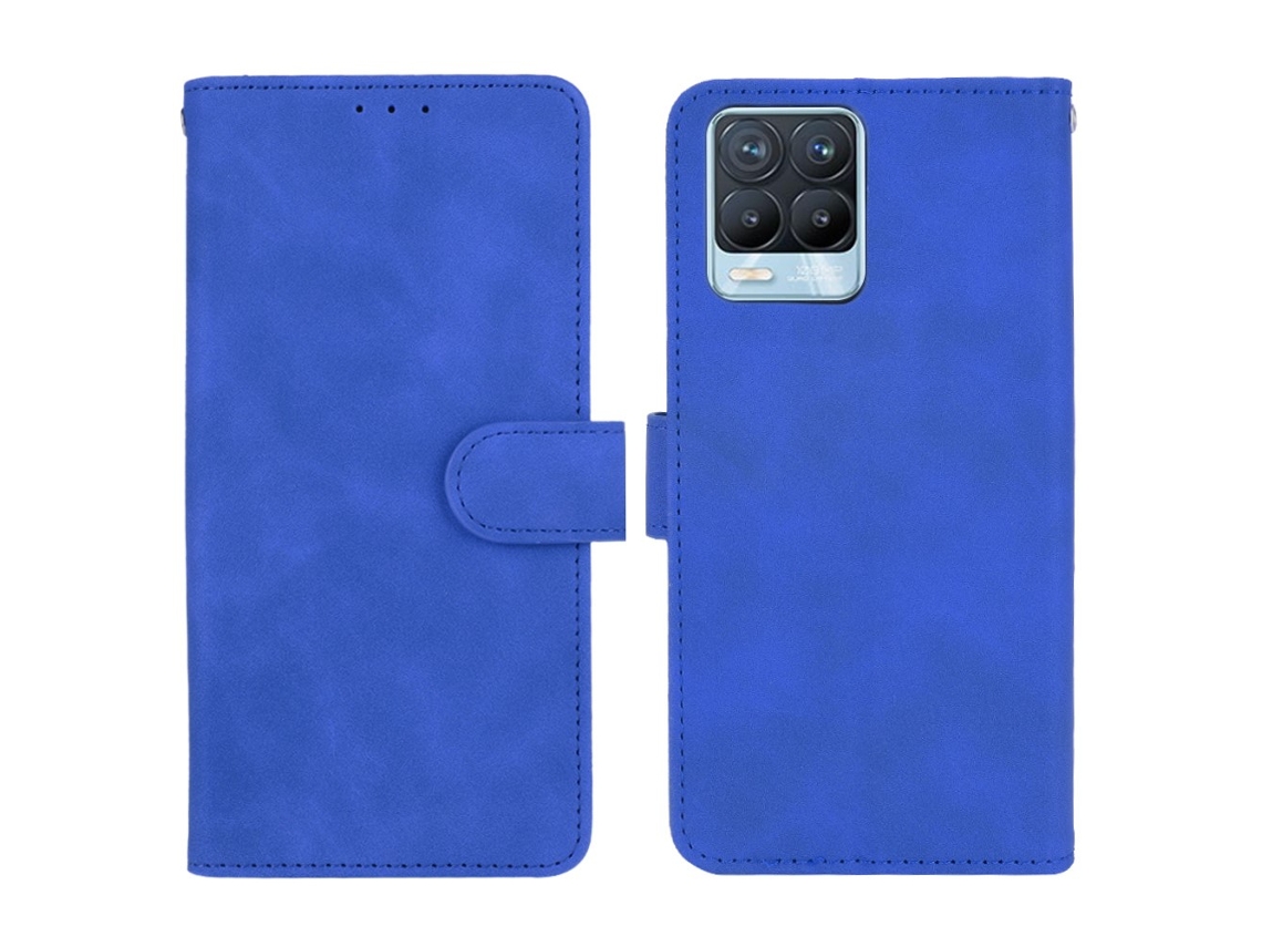 Capa Toque Fundo Para Realme Realme 8 Pro/8 Pele Sintética Bege
