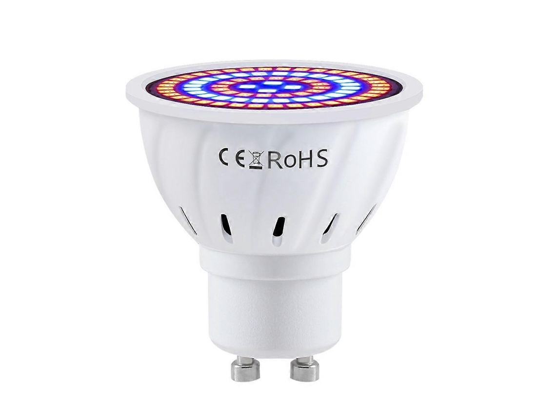 Lâmpada De Cultivo Para Plantas Gu10 De 7w Com 80 Leds, Ideal Para Cultivo Em Ambientes Internos De Plantas, Vegetais E Flores. Aquaforge