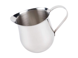 Rebe-cafeteira de Aço Inoxidável de 8 Onças (240 Ml) em Formato de Sino para Creme, 2 Peças