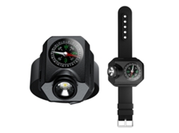 Pulseira de Acampamento Xpg Outdoor com Lanterna, Relógio de Aventura com Bússola e Luz Led para Sobrevivência, Escalada e Corrida BRILVIBERA
