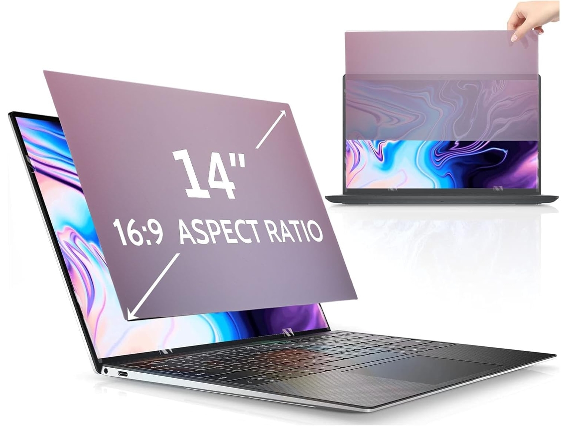 Película De Privacidade Para Monitor De Computador De 14 Polegadas