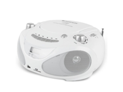 Caixa De Som Champion Com Cd/rádio/mp3/usb Branca
