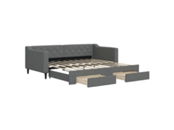Sofá cama com Gavetão e Gavetas MAISON EXCLUSIVE (90x190 cm)