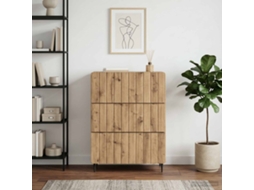 Vidaxl Gabinete De Gavetas 66 X 34,5 X 92 Cm Derivados De Madeira