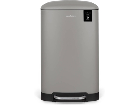 Caixote do Lixo LES COLLECTORS N°891 (Cinzento - Aço Inoxidável - 40 L)