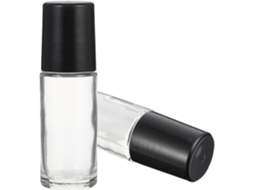 Ciieeo De 6 Frascos Roll-on De Vidro Branco 30ml, Frascos Roll-on Para Óleos Essenciais