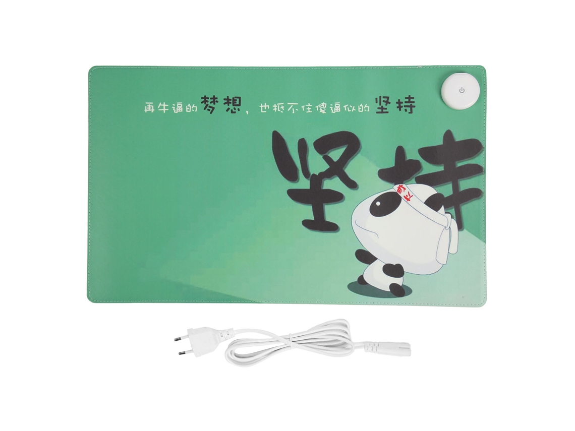 Mouse Pad Gamer Aquecível Com 3 Velocidades Ajustáveis, À Prova D'água, Tapete De Mesa Quente Com Plugue Eu